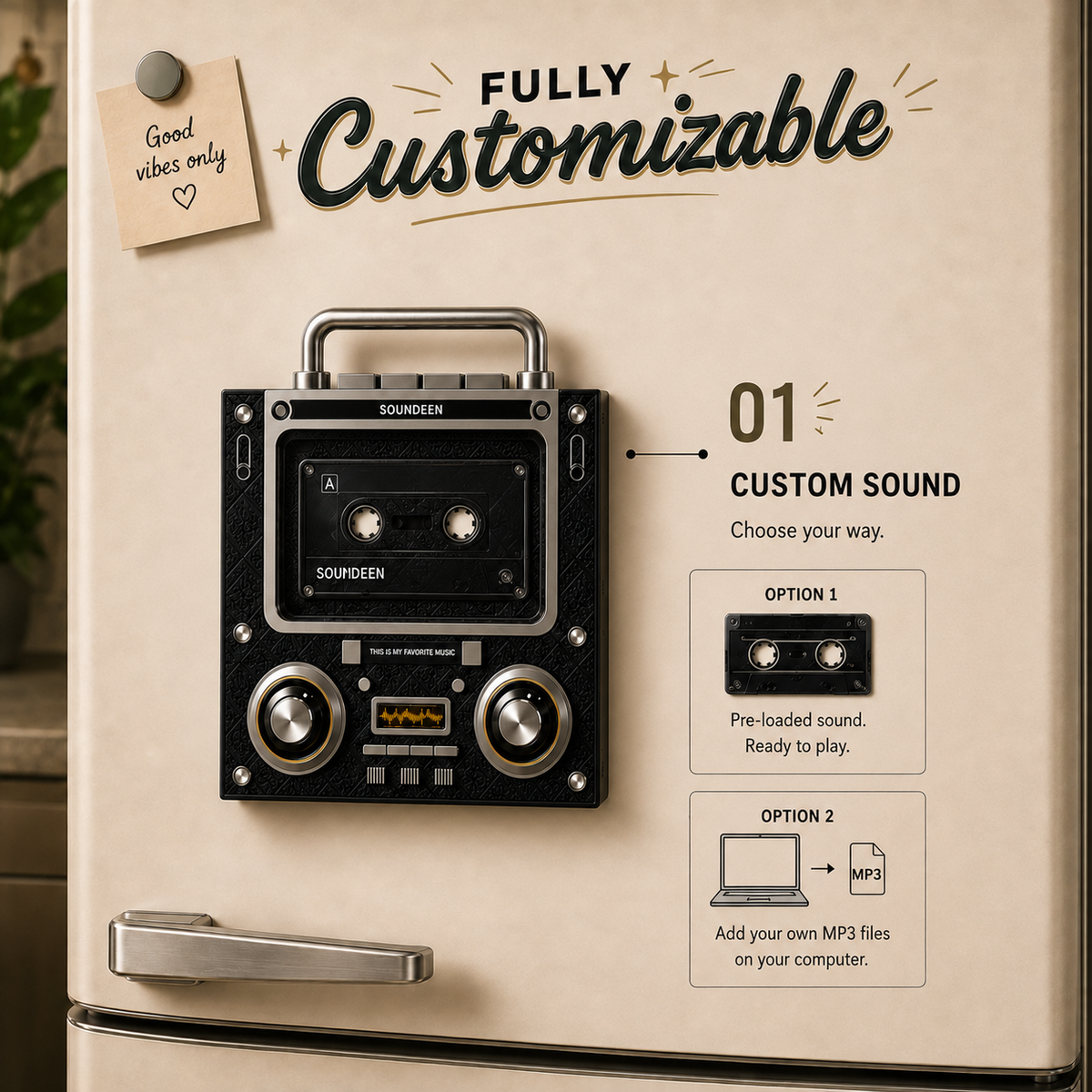 Cassette Player — Qur'an audio magnet, view 2